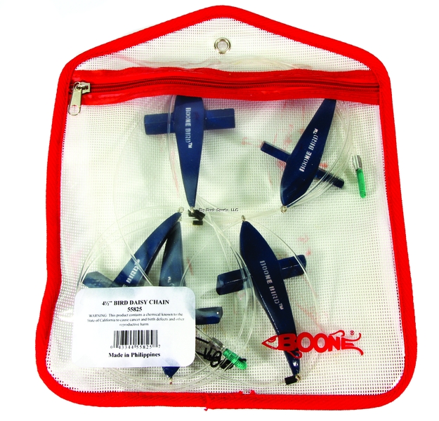 Picture of Boone Bait Co. 5 Bird Daisy Chain, 4 1/2", Blue