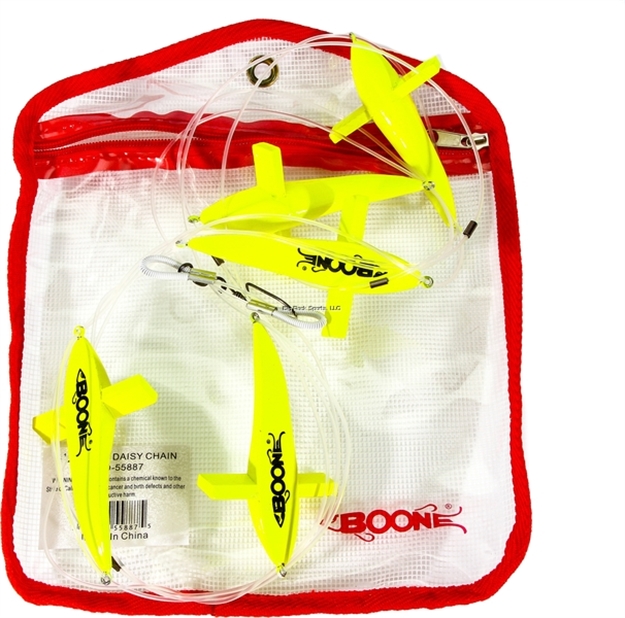 Picture of Boone Bait Co. 5 Bird Daisy Chain, 4 1/2", Chartreuse