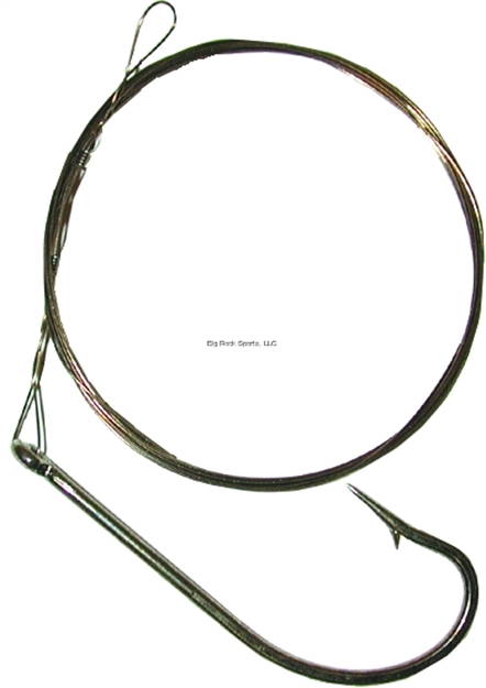 Picture of Boone Bait Co. Ballyhoo Rig, Size 6/0 Hook, Single Hook, 3 Per Pack, Bronze Wire