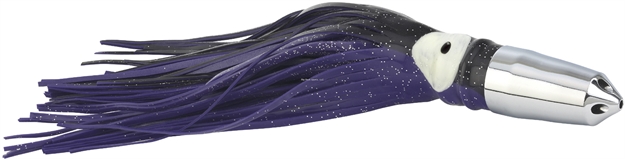 Picture of Boone Bait Co. Chrome Jet Unrigged Lure, 7", 3 Oz, Purple/Black