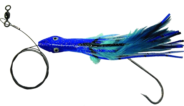 Picture of Boone Bait Co. Dolphin Rig Trolling Lure, 6 1/2", 1 1/2 Oz, Purple/Black