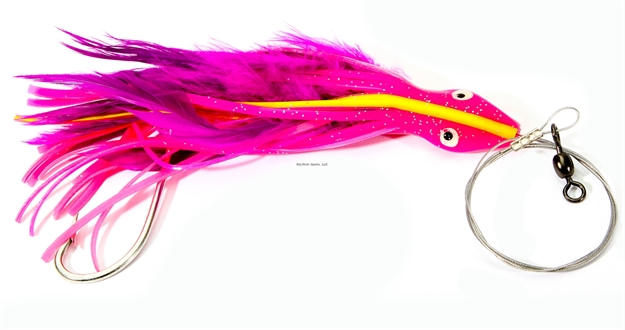 Picture of Boone Bait Co. Dolphin Rig Trolling Lure, 6 1/2", 1 1/2 Oz, Purple/Pink