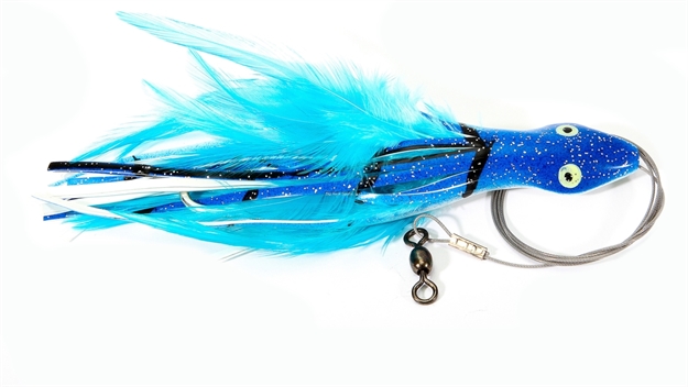 Picture of Boone Bait Co. Dolphin Rig Trolling Lure, 6 1/2", 2 Oz, Blue Mackeral