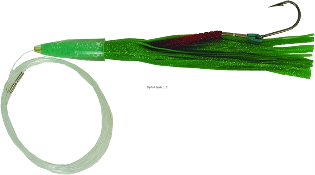 Picture of Boone Bait Co. Greeny Rigged Trolling Lure, 12", 2 Oz, Green