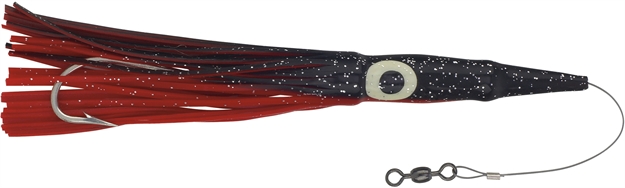 Picture of Boone Bait Co. HB Special Rigged Trolling Lure, 8 1/2", Red/Black
