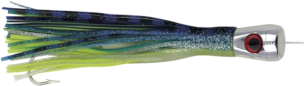 Picture of Boone Bait Co. Hoo Lili Conical Head Rigged Trolling Lure, 7", Dark Blue/Black