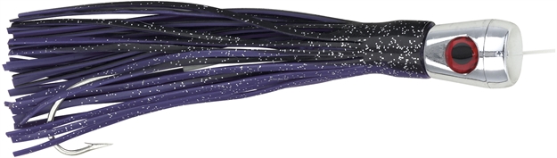 Picture of Boone Bait Co. Hoo Lili Conical Head Rigged Trolling Lure, 7", Purple/Black