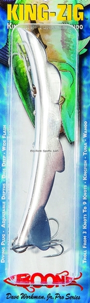 Picture of Boone Bait Co. King Zig Trolling Lure Silver 6.5" 2Oz