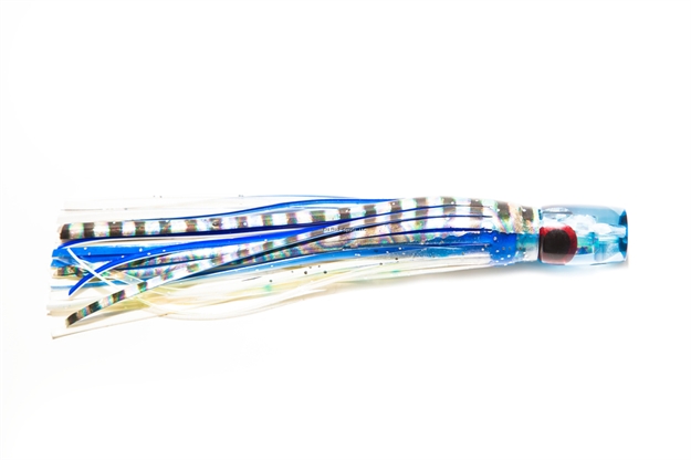 Picture of Boone Bait Co. Little Mackjet Trolling Trolling Lure, 7 1/2", 2 Oz, Black Rainbow/Blue