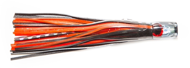 Picture of Boone Bait Co. Little Mackjet Trolling Trolling Lure, 7 1/2", 2 Oz, Black Rainbow/Red