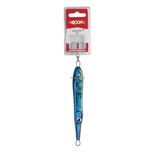 Picture of Boone Bait Co. Needlefish Jig, Blue Abalone, 5.5", 2.5 OZ