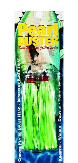 Picture of Boone Bait Co. Pearl Duster 2 Pk, Chartruese Pearl, 3"