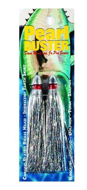Picture of Boone Bait Co. Pearl Duster 2 Pk, Silver Mylar, 3"