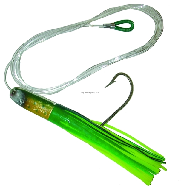 Picture of Boone Bait Co. Sea Minnow Rigged Slant Head Trolling Lure, 6", 7/0 Hook, Dolphin