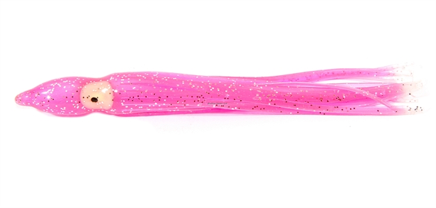 Picture of Boone Bait Co. Squid Skirt 4 1/4" 5 Pk, Hot Pink, 4 1/4"