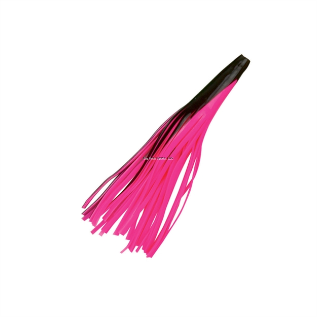 Picture of Boone Bait Co. Tuna Tail Weber Style Skirt  2 Pk, Pink/Black, 5 1/2"