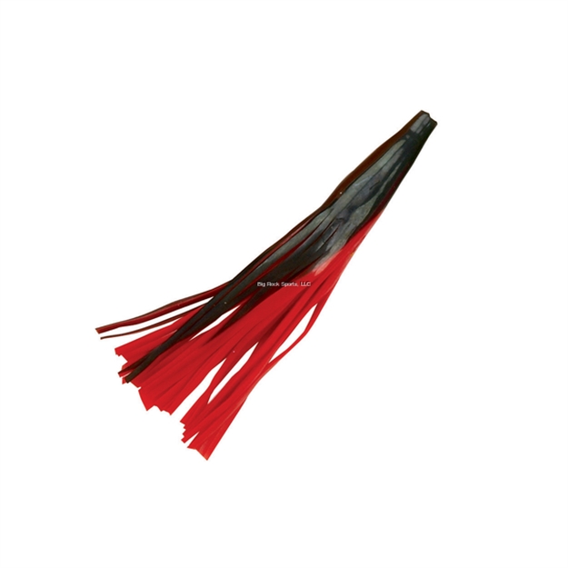 Picture of Boone Bait Co. Tuna Tail Weber Style Skirt  2 Pk, Red/Black, 5 1/2"