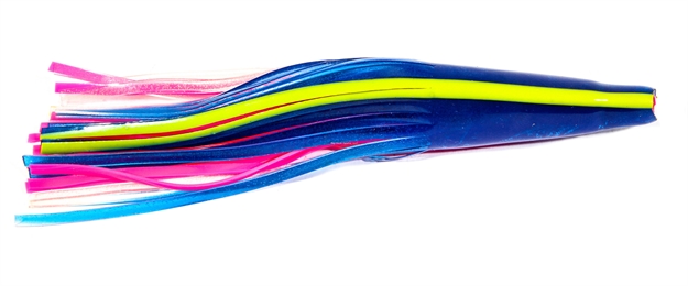 Picture of Boone Bait Co. Tuna Tail Weber Style Skirt 5 Pk, Blue Flying Fish, 5 1/2"