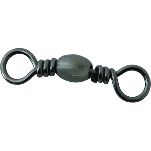 Picture of Boone Bait Co. Black Barrel Swivels Sz1 80Lb