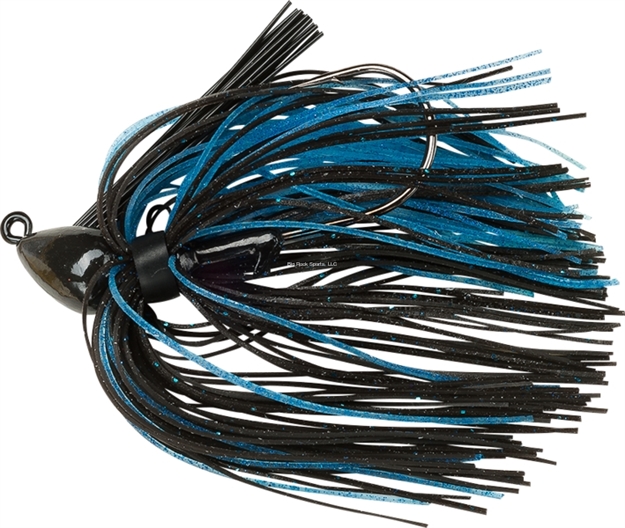 Picture of Booyah Baby Boo Jig, 3/16 Oz, Black/Black Blue, Sinking