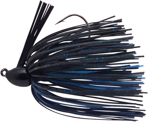 Picture of Booyah Baby Boo Jig, 5/16 Oz, Black/Blue, Sinking