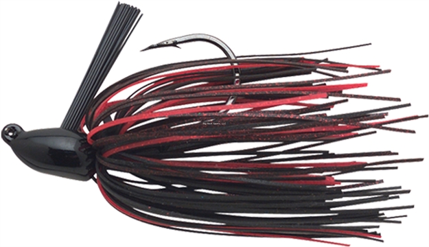 Picture of Booyah Boo Jig, 3/8 Oz, Black/Red
