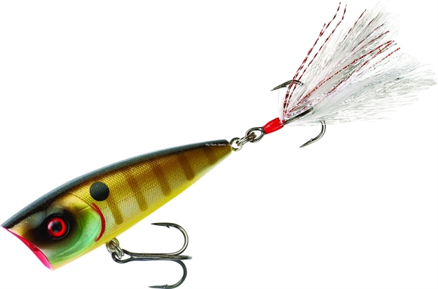 Picture of Booyah Boss Pop Topwater Popper, 2", 1/4 Oz, Dressed Treble, Bream
