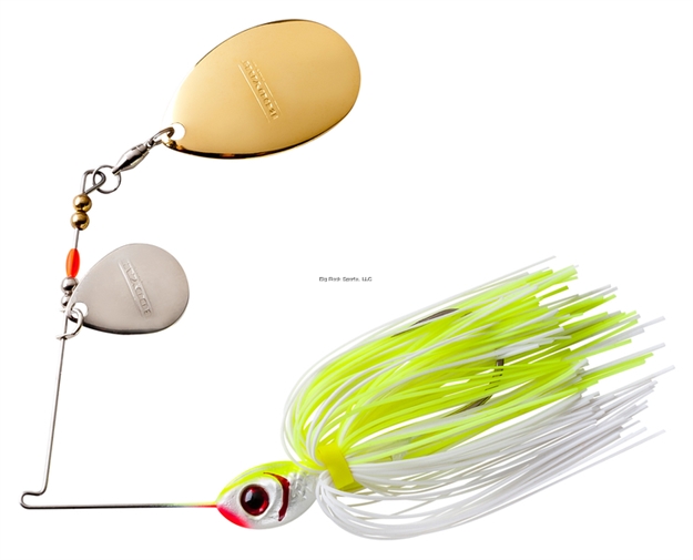 Picture of Booyah Colorado Indiana Spinnerbait, 3/8 Oz, White Chartreuse
