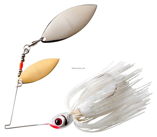 Picture of Booyah Double Willow Blade Spinnerbait, 1/2 Oz, Satin Silver Glimmer BYBW12636