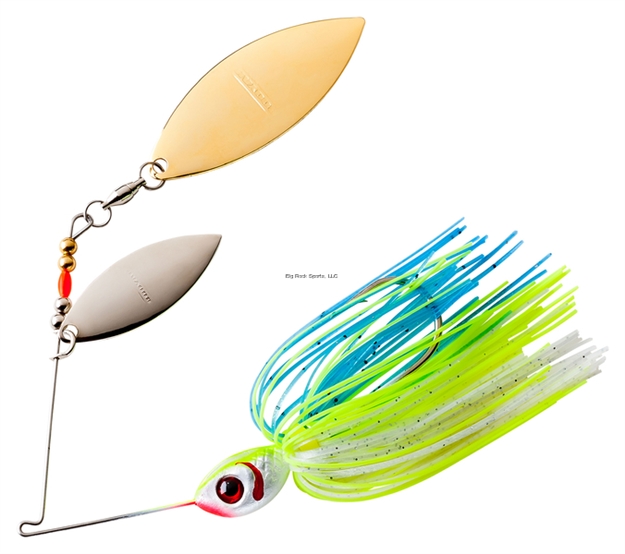 Picture of Booyah Double Willow Blade Spinnerbait, 3/8 Oz, Citrus Shad