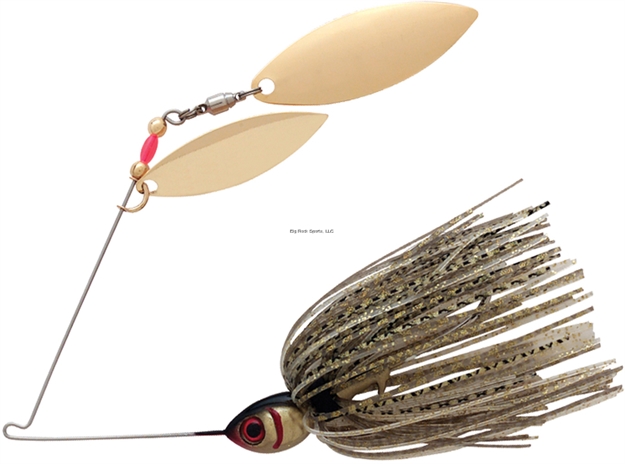 Picture of Booyah Double Willow Blade Spinnerbait, 3/8 Oz, Gold Shiner