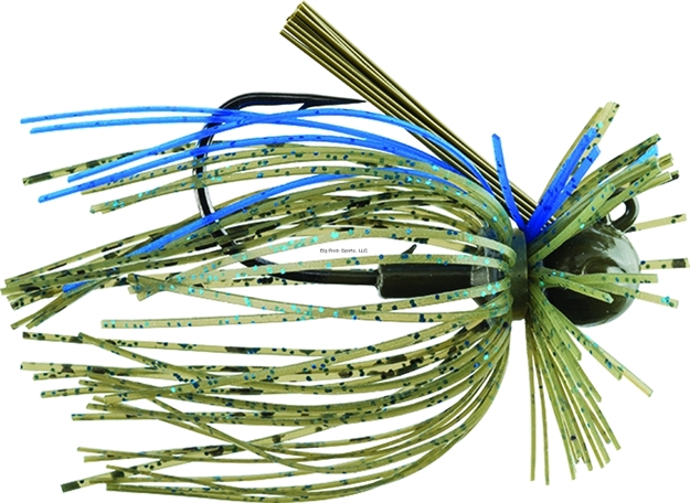 Picture of Booyah Finance Jig, 1/2 Oz, 3/0 Hook, Lights Out,2/Pack