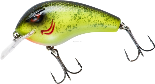 Picture of Booyah Flex Crankbait, 2 1/4", 1/2Oz,Chartreuse Blackback, Floating