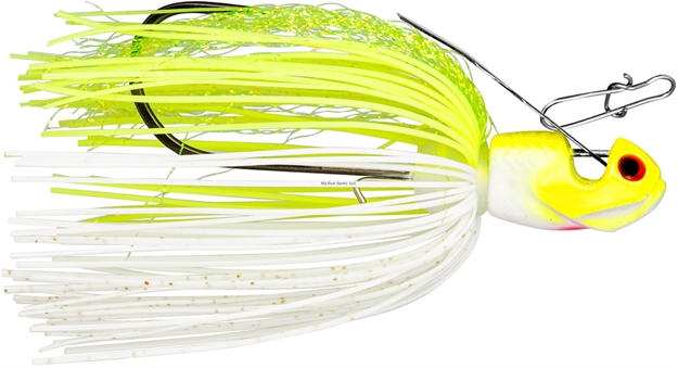 Picture of Booyah Melee, 3.25 In, 1/2 Oz, White Chartreuse/Silver Blade