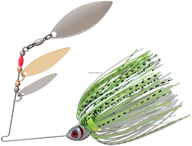Picture of Booyah Mini Shad Spinnerbait, 3/16 Oz, Chartreuse Glimmer