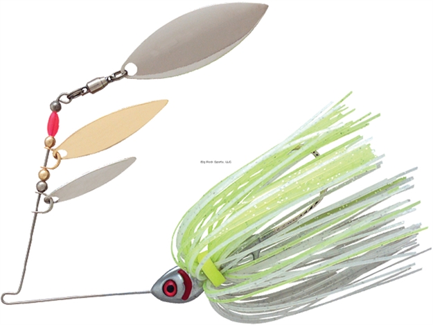 Picture of Booyah Mini Shad Spinnerbait, 3/16 Oz, Silver Chartreuse