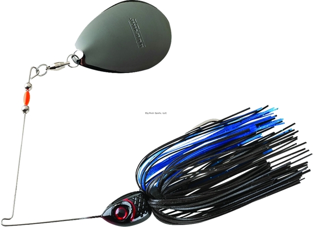 Picture of Booyah Moon Talker Spinnerbait, 3/4 Oz, Black/Blue