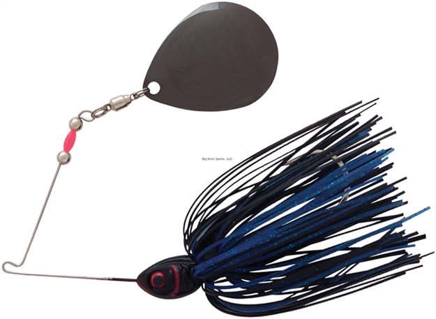 Picture of Booyah Moon Talker Spinnerbait, 3/8 Oz, Black/Blue