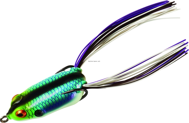 Picture of Booyah Pad Crasher JR Hollow Body Frog, 2", 1/4 Oz, Aqua Frog