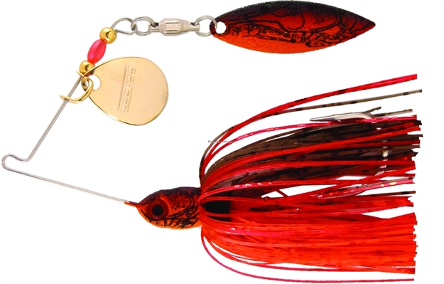 Picture of Booyah Pond Magic Real Craw Spinnerbait, 3/16 Oz, Nest Robber