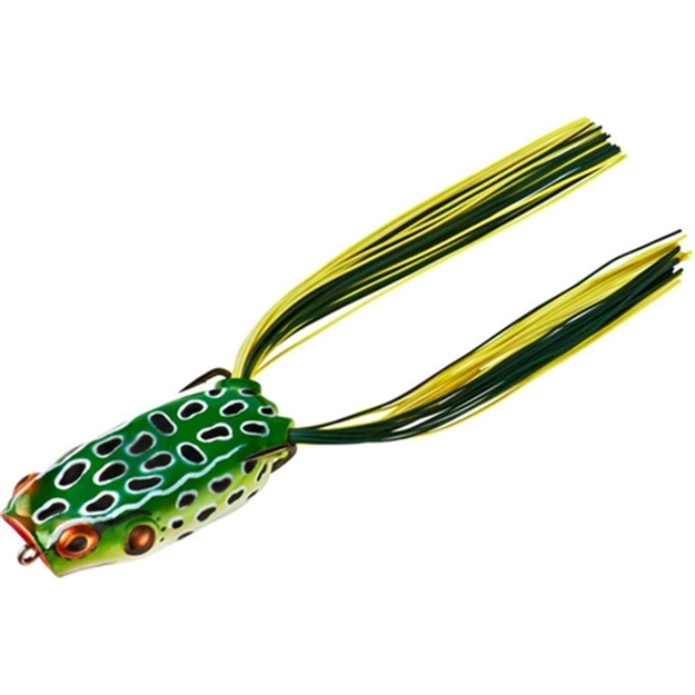 Picture of Booyah Poppin' Pad Crasher Hollow Body Frog, 1/2 Oz, Leopard Frog BYPPC3901
