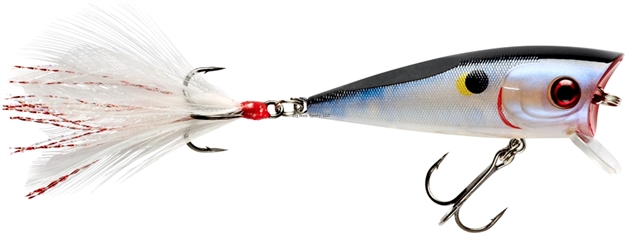 Picture of Booyah Prank Popper/ Diver, 5/16Oz, 2.31", 0-2Ft, #6 Trebles, Moonphase Shad