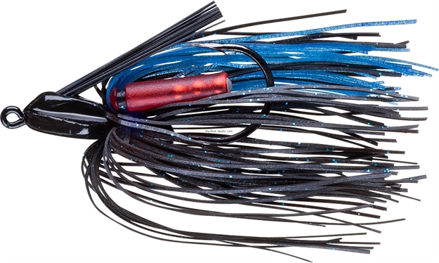 Picture of Booyah Swim'n Jig, 1/2 Oz, Black/Black Blue