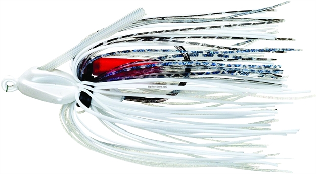 Picture of Booyah Swim'n Jig, 1/2 Oz, White/White Shad