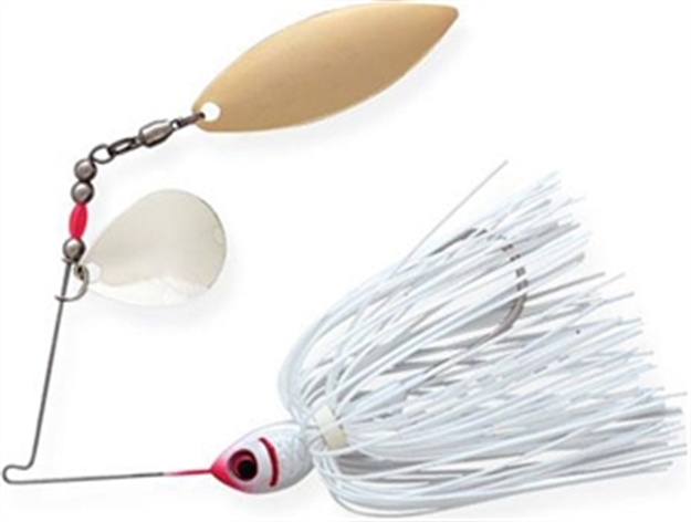 Picture of Booyah Tandem Blade Spinnerbait, 1/2 Oz, Snow White BYBT12615