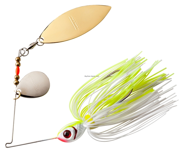 Picture of Booyah Tandem Blade Spinnerbait, 1/4 Oz, White Chartreuse