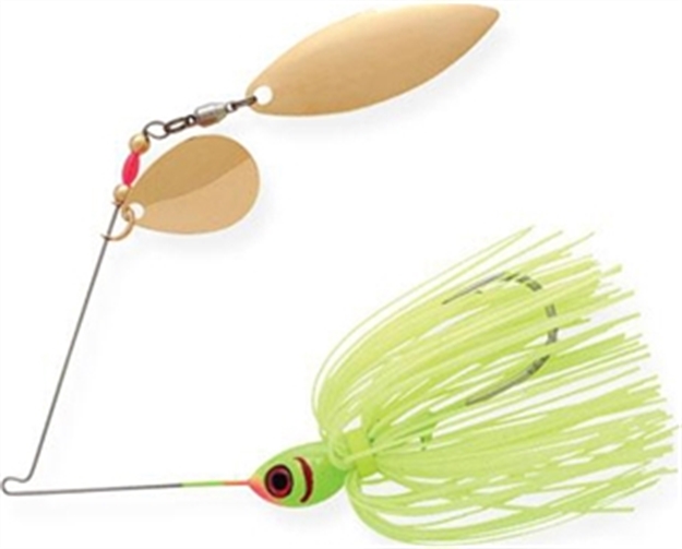 Picture of Booyah Tandem Blade Spinnerbait, 3/8 Oz, Chartreuse BYBT38617