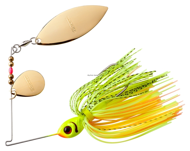 Picture of Booyah Tandem Blade Spinnerbait, 3/8 Oz, Chartreuse Perch