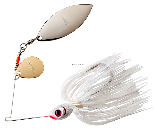 Picture of Booyah Tandem Blade Spinnerbait, 3/8 Oz, Satin Silver Glimmer