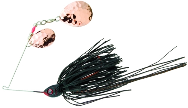 Picture of Booyah Tux & Tails Spinnerbait, 3/8 Oz, Black/Copper